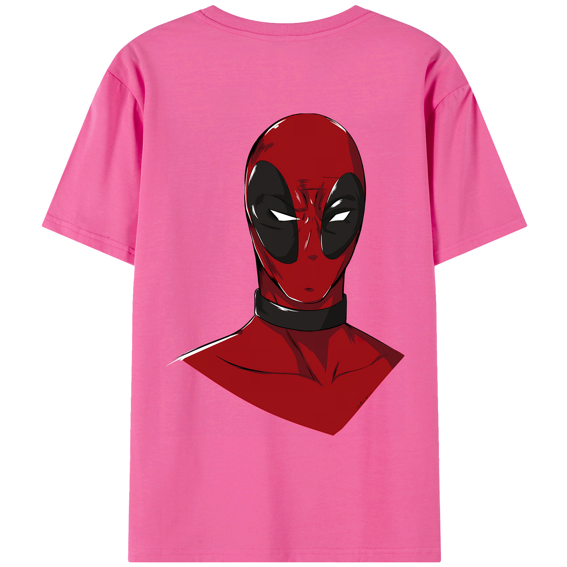 （画像用） Deadpool デッドプール レディース半袖Tシャツ(バックプリント)